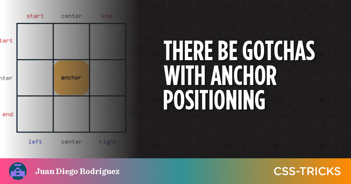 Anchor Positioning Quirks | CSS-Tricks
